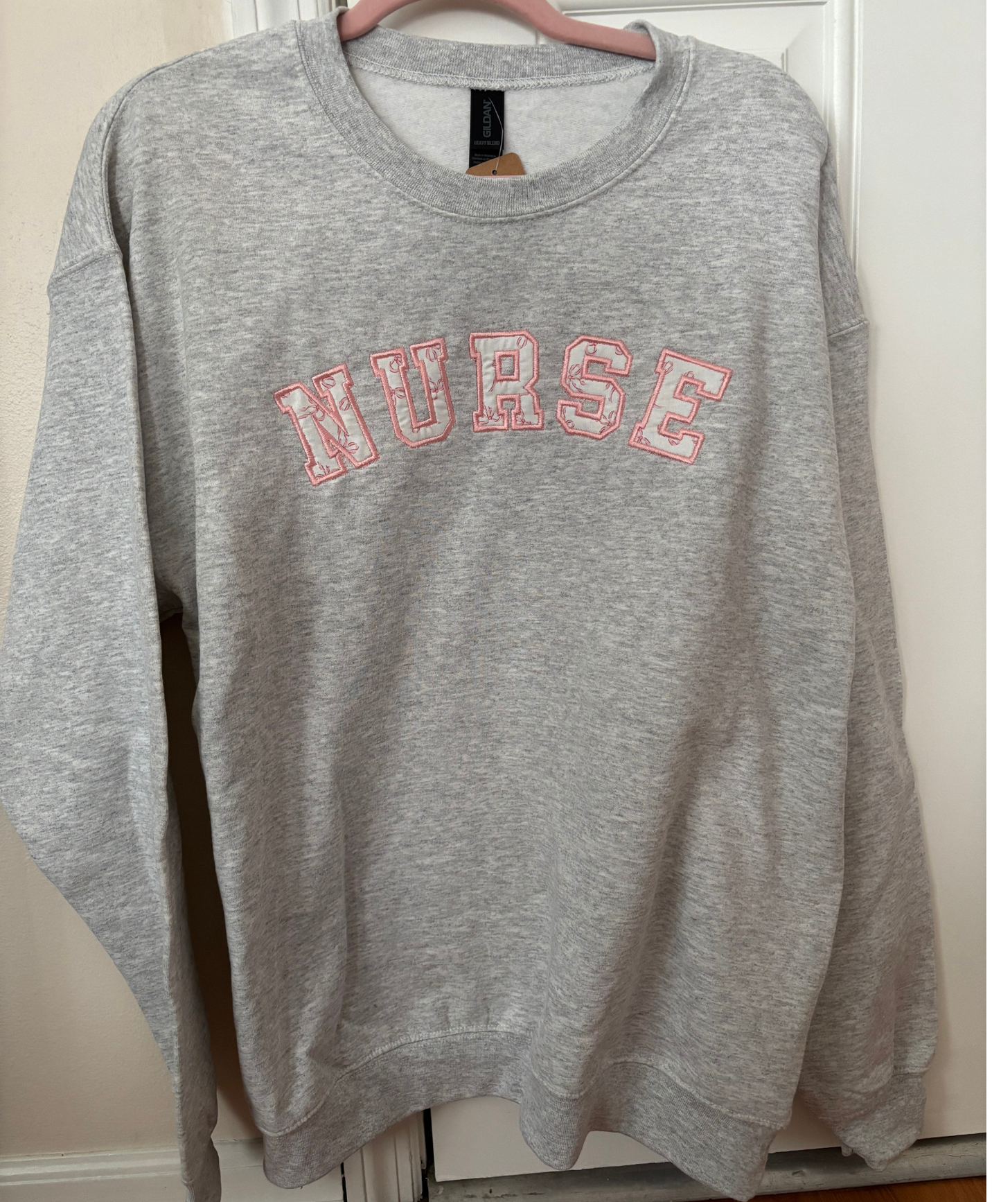 Sale item! Nurse design with bow fabric size Large
