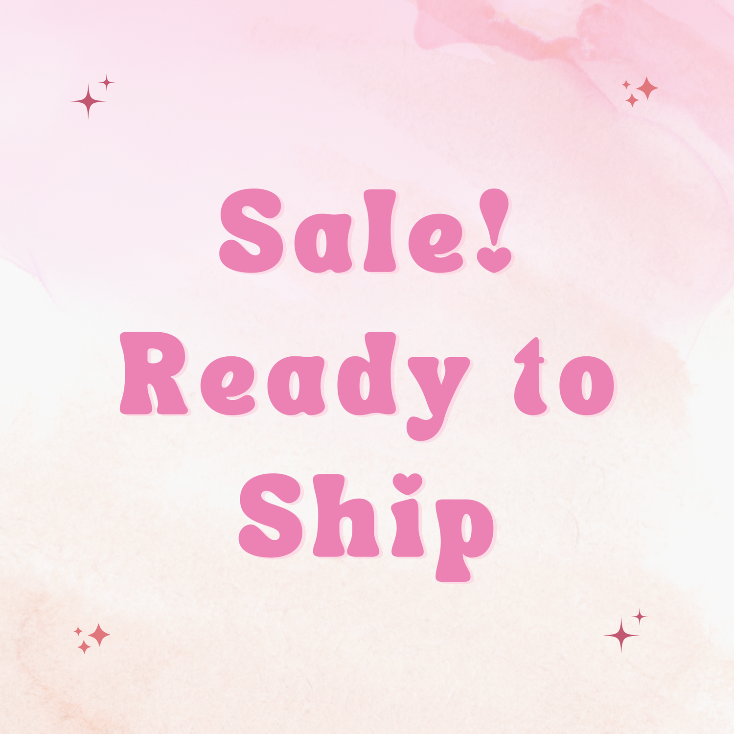 Sale! Ready to Ship