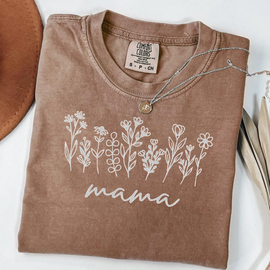 Mama in Wildflowers