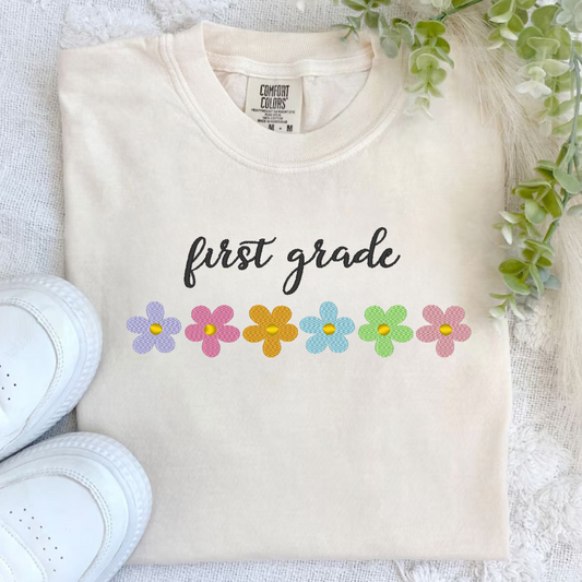 Flowers with grade level customizable
