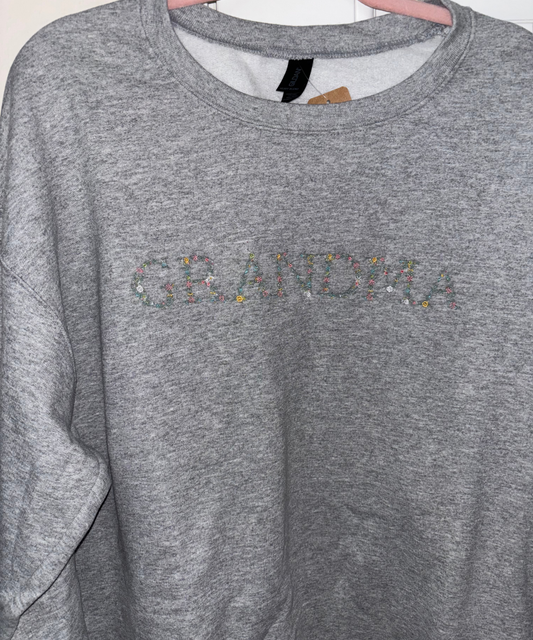 Sale item! Floral Grandma in size large