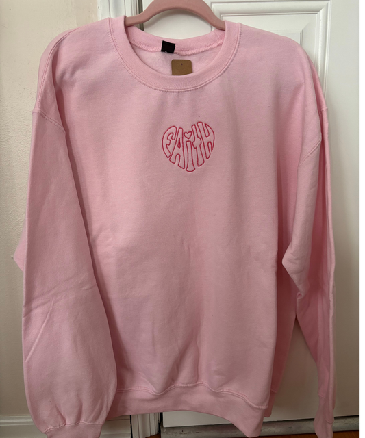 Sale item! Faithful Heart light pink medium