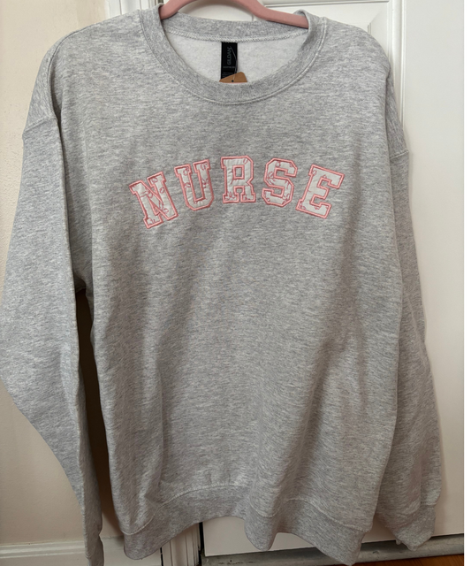 Sale item! Nurse design with bow fabric size Large